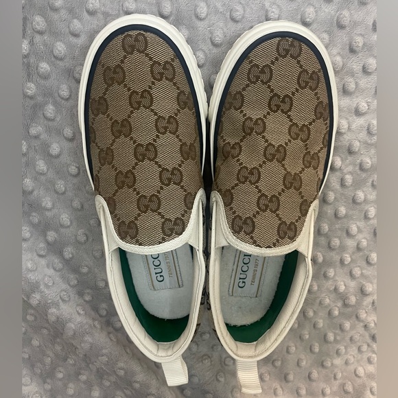Gucci Tennis 1977 Slip on Sneakers Woman’s/Kids size 4- New. - Picture 3 of 15